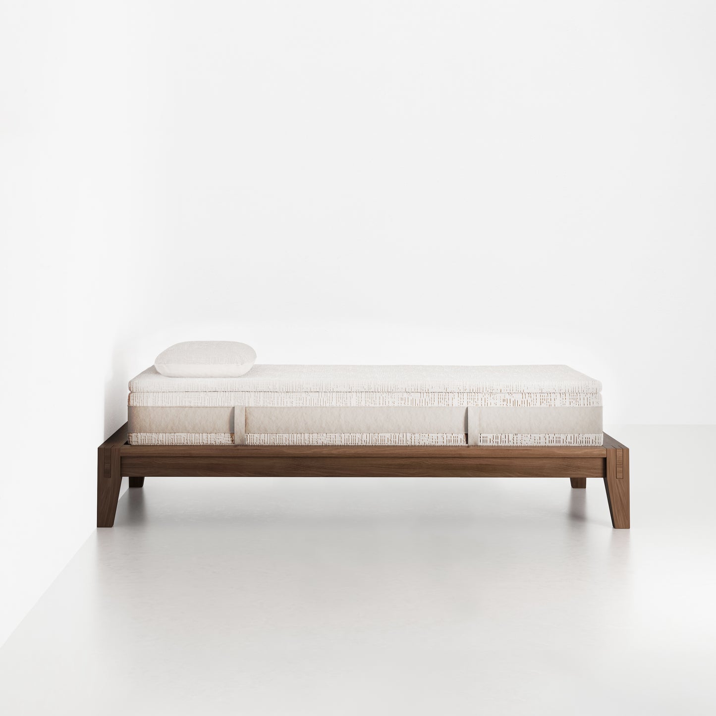 Platform Walnut Bedframe