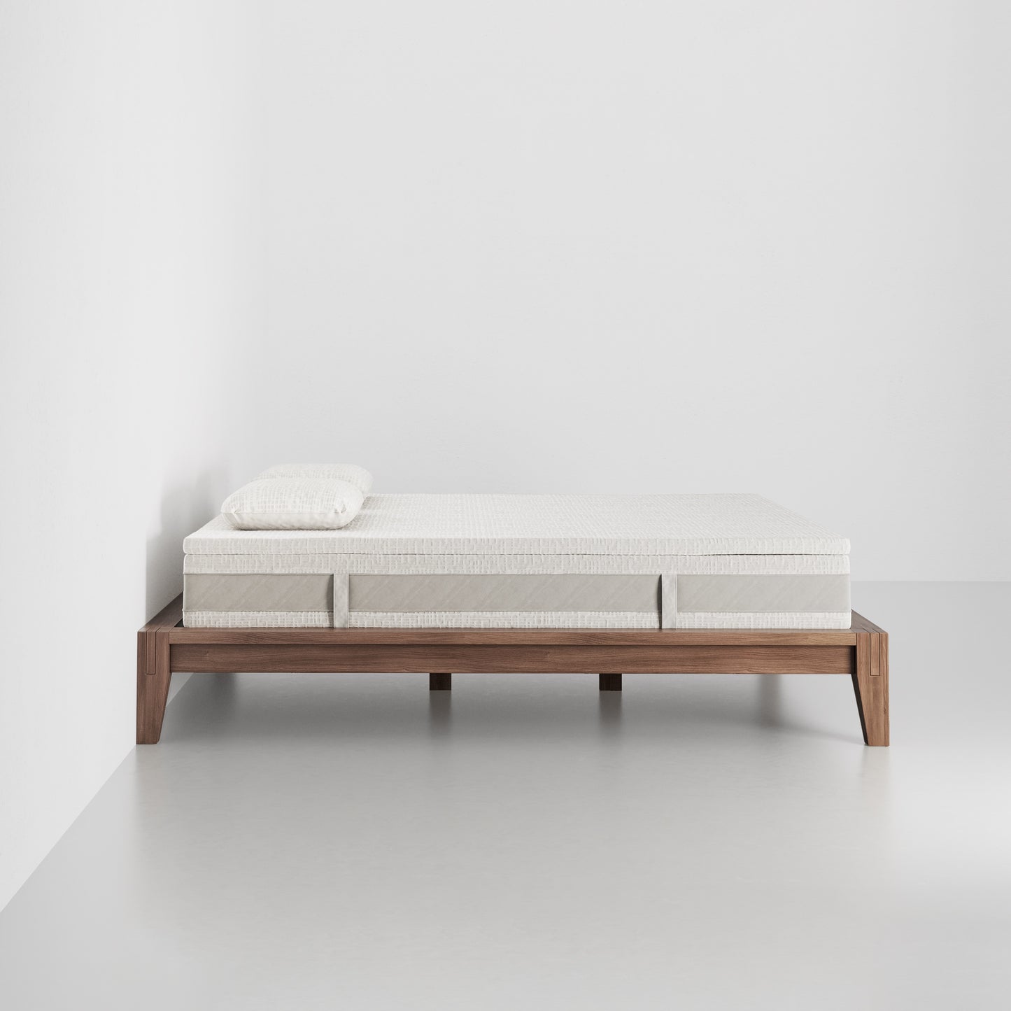 Platform Walnut Bedframe