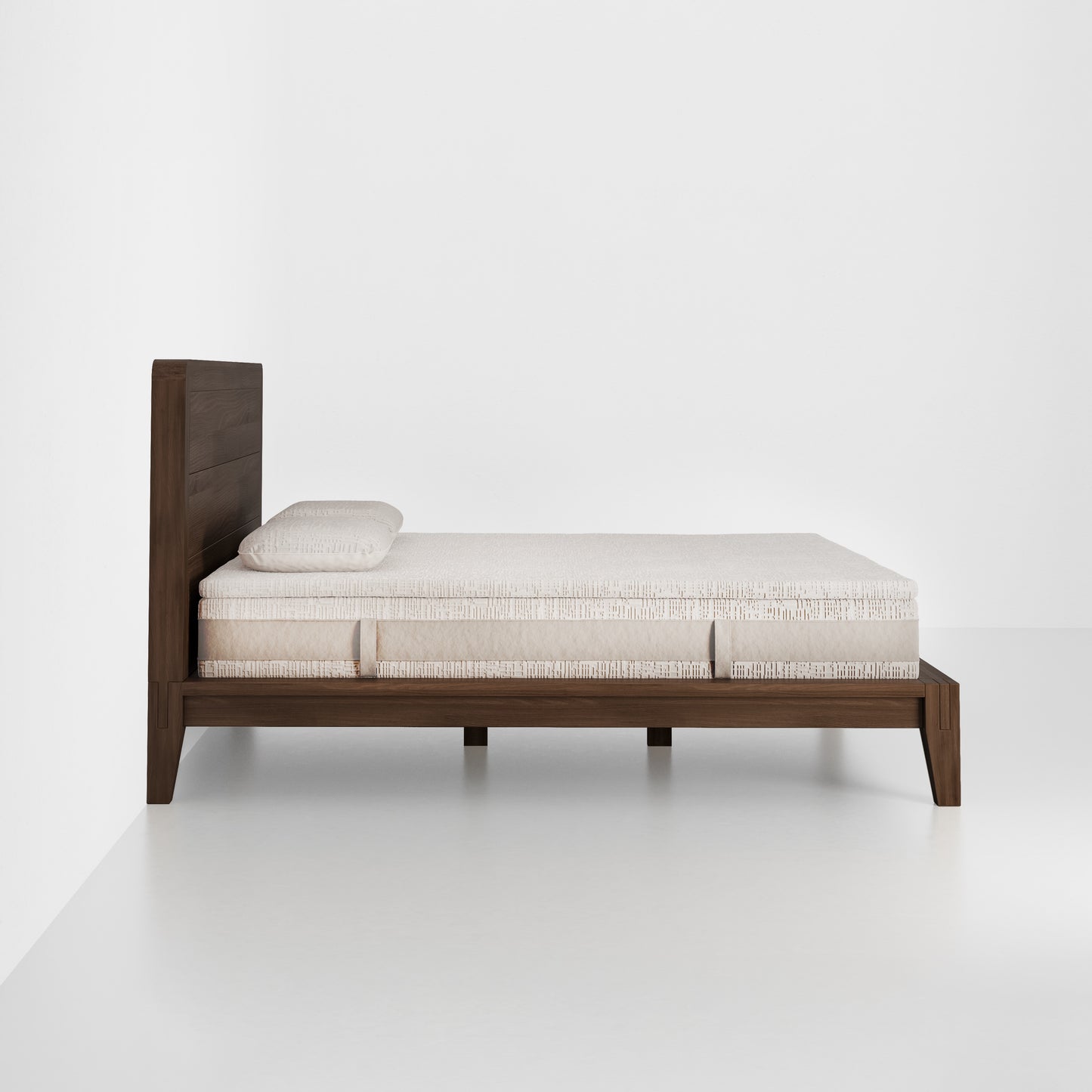 Timber Walnut Bedframe